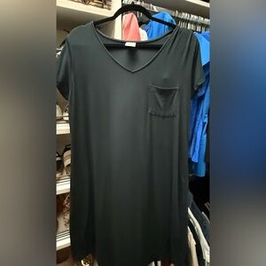 Cool Nights Soma Black Short Sleeve Sleep Shirt